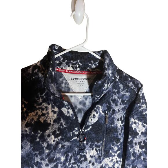 Women Tommy Hilfiger Sport Sweater Pullover 1/4 Zip Size Large - Picture 5 of 11